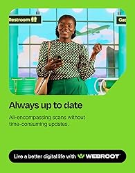 Webroot Antivirus Software 2025 | 3 Device | 1 Year