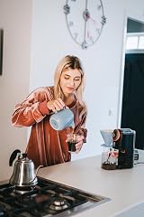 Melitta Molino Coffee Grinder 1019-01 Electric 17 Settings 200 g Black Red view 4