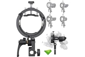 Godox S3 Speedlite Bracket (𝐒𝟐 𝐔𝐩𝐠𝐫𝐚𝐝𝐞𝐝 ) for Godox V1 AD200Pro AD200ProII AD300Pro AD400Pro AD100Pro V860III /TT68
