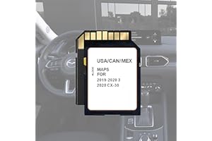 New Version BDGF66EZ1B Navigation GPS SD Card Fits 3 2019 2020, CX-30 2020, USA/CAN/MEX Maps