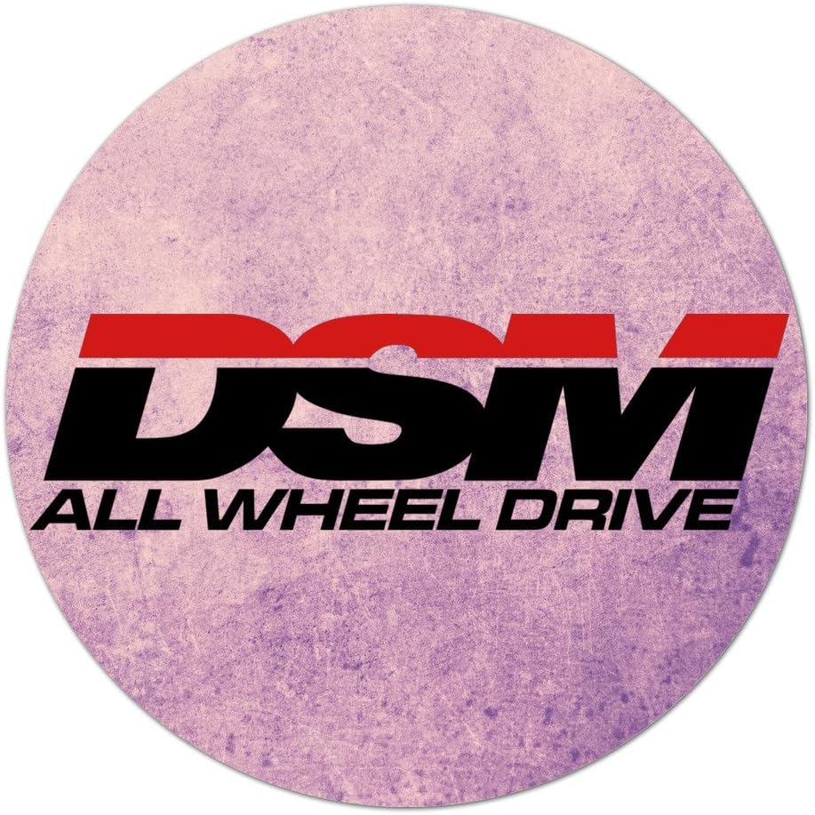 DSM All Wheel Drive Round Beach Tablecloth