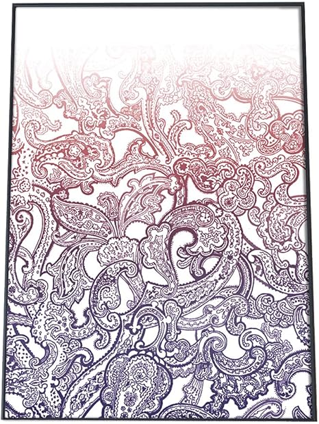 Amazon Co Jp Fashion Poster ファッションポスター A0 約84cm 118cm ポスター 微光沢 ポスターのみ モダン お洒落 ペイズリー柄 勾玉模様 グラデーション カラフル 寒色 暖色 サーフ 海 ビーチ 浜辺 総柄 Pbg Poster 22 A0a0biko ホーム キッチン