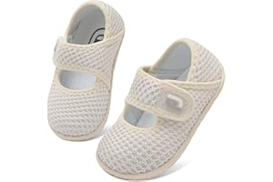 JOINFREE Toddler Shoes Boys Girls Walking Lightweight Wide Barefoot Slip On Sneakers Mary Jane School Shoe Breathable Flexible