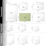 Clairefontaine 5452C Pack of 20 Gummed Envelopes C5 16.2x22.9cm 120gsm Canary view 3