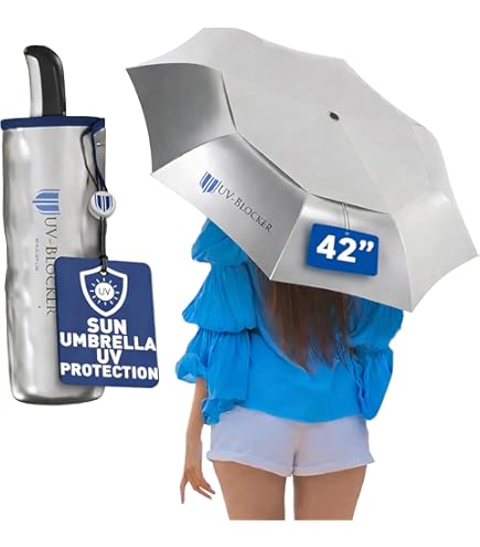 Amazon.com: UV-Blocker Sun Umbrella UV Protection Compact - Auto