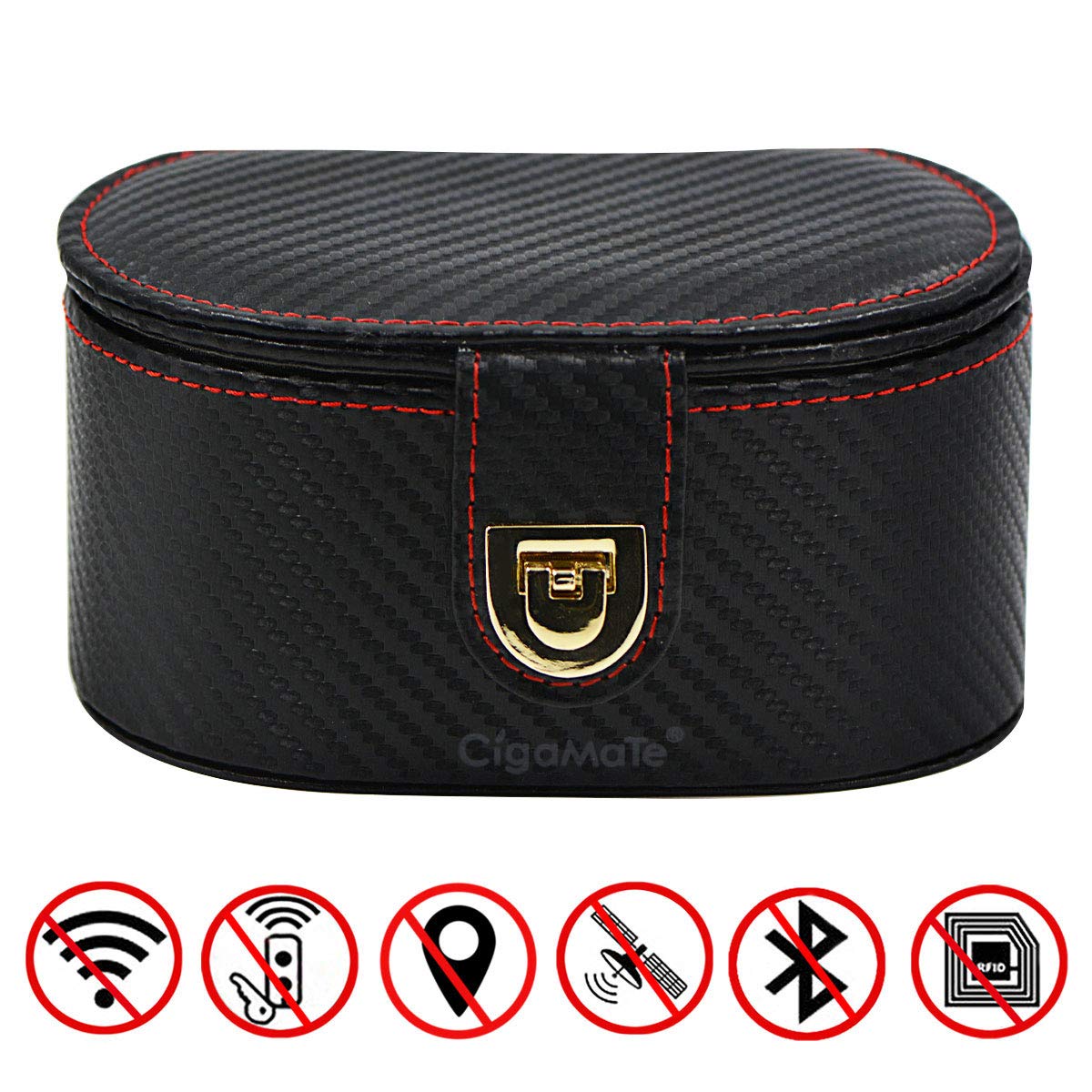 Mua スマートキー 電波遮断ケース Cigamate リレーアタック防止用 キーケース リレーアタック対策 ボックス 電波遮断ケース ブロッキング ケース スキミング防止 車盗難防止 缶 箱 カーセキュリティー 楕円状 高級感溢れ 耐用 S Tren Amazon Nhật Chinh Hang 21 Fado