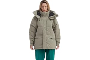NOMADIKA Oversize Waterproof Ski Jacket Thick Snow Coats with Detachable Hood Winter Skiing Snowboard Jackets for Women Men