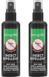 Incognito Insect Repellent Spray 2x100ml DEET Free Natural PMD