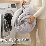 Nobildonna Bean Bag Chair Cover 200L Corduroy No Filler Kids Adults view 8
