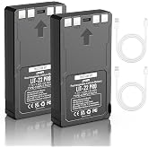 Lesaps 2Pack 7000mAh Rechargeable LIT-22 Battery for SPYPOINT Trail Camera | Professional Lithium Battery Compatible with SPYPOINT Flex-S/M/Plus, Flex G-36 Cellular Trail Cameras (Includes Type-C Cable)