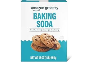 Amazon Grocery, Baking Soda for Baking and Freshening, 16 Oz (Previously Amazon Fresh, Packaging May Vary)