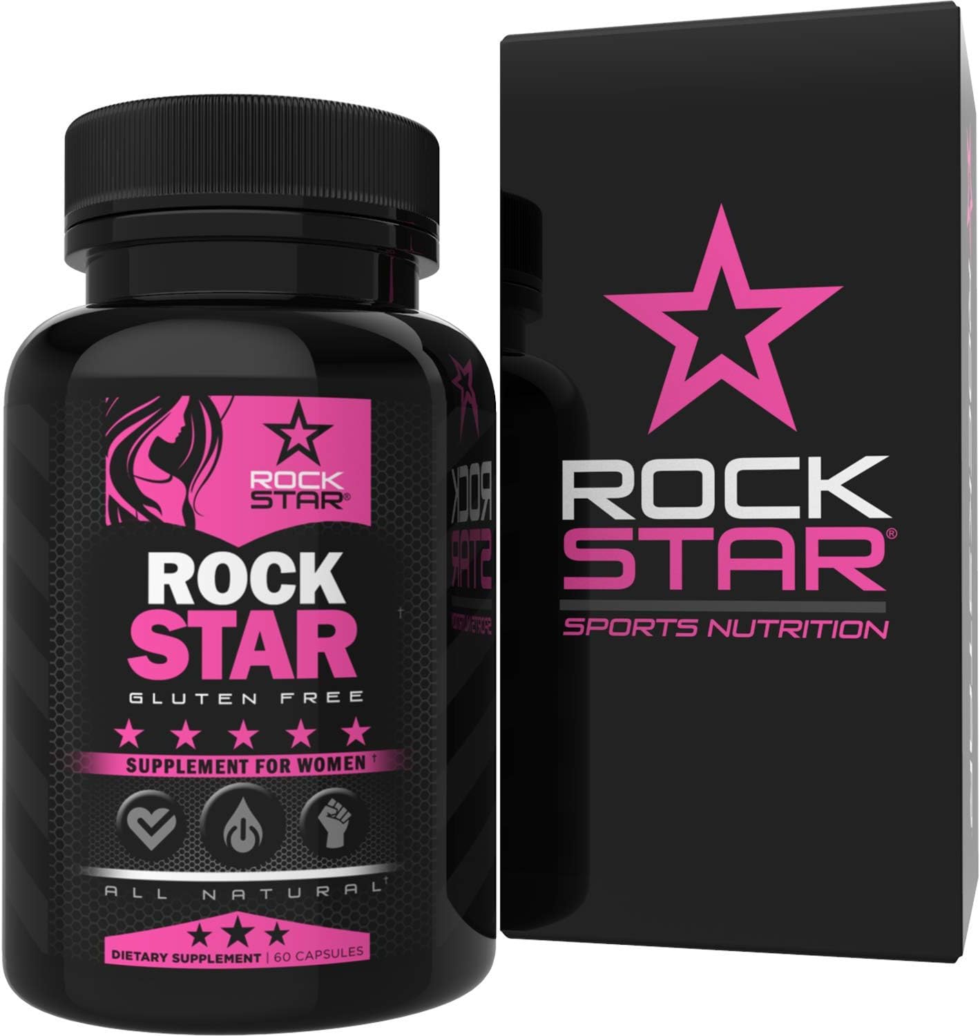 Rockstar Supplement Pills for Women, 60 Capsules: Health & Personal Care