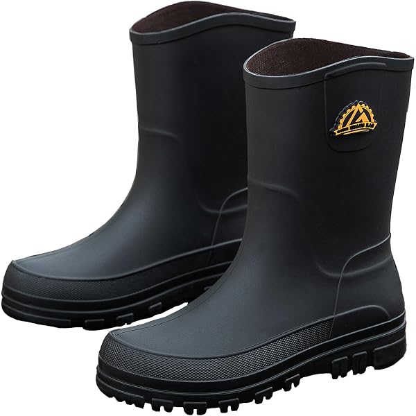 New Chesapeake Plain Toe Black Rain Boots Wide Calf Waterproof Footwear Size 11 Amazon.com | DUNLOP Chesapeake Rubber Boots for Men & Women  main image 4
