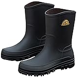 IQAXC Waterproof Garden Rain Boots for Men