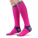 ZPbliss Women's and men's Graduated Compression Socks Knee High 20-30 mmHg Running Training Pregnancy Medical Recovery Nurse Flight Travel Stockings