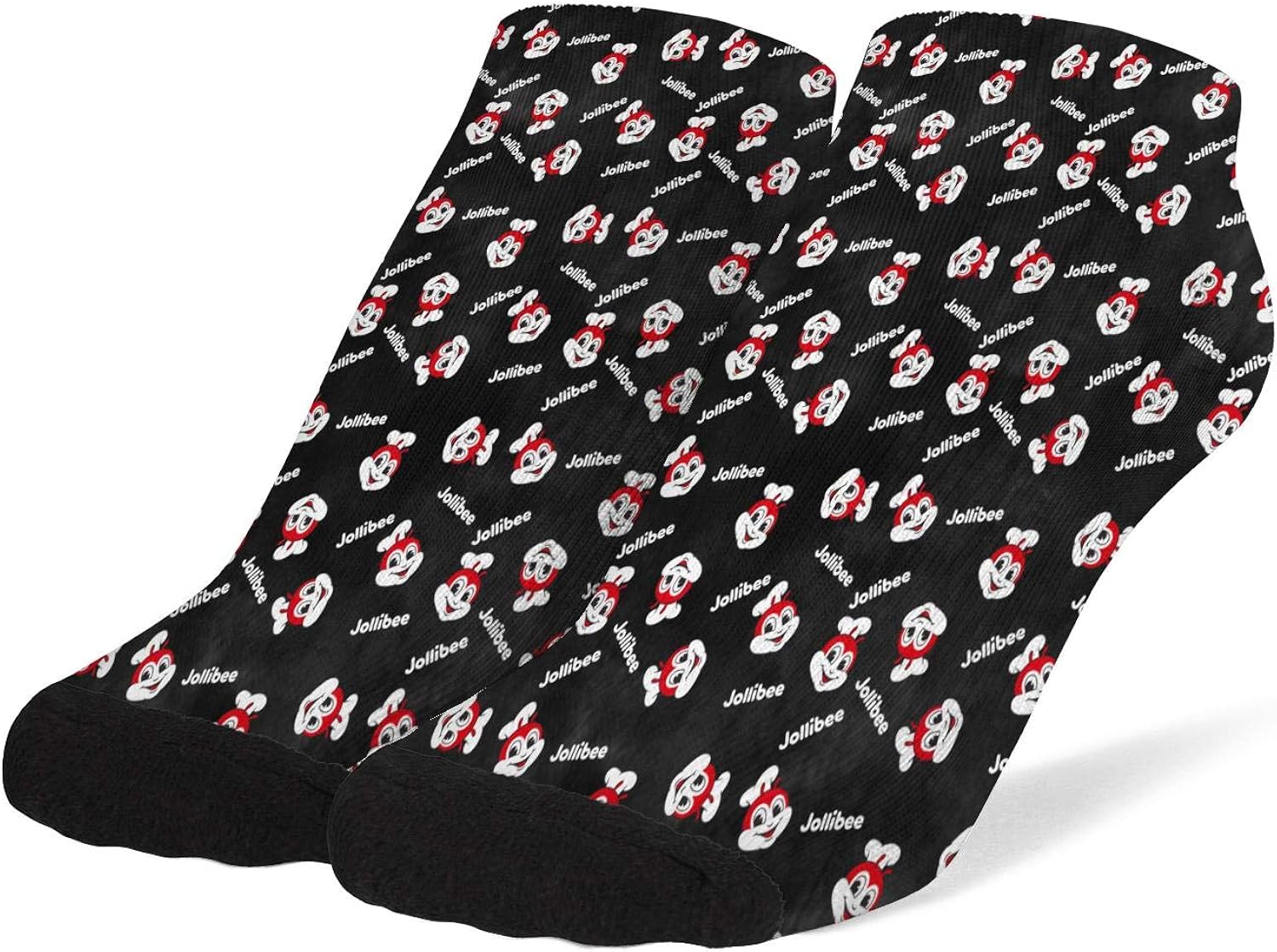 Girl Cotton Short Socks Colorful Soft for Mountaineering Jollibee-Foods-Corporation-Tie-Dyed-Black- Stocking