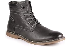 Metrocharm MC129 Men's Lace up Casual Fashion Ankle Oxford Boot