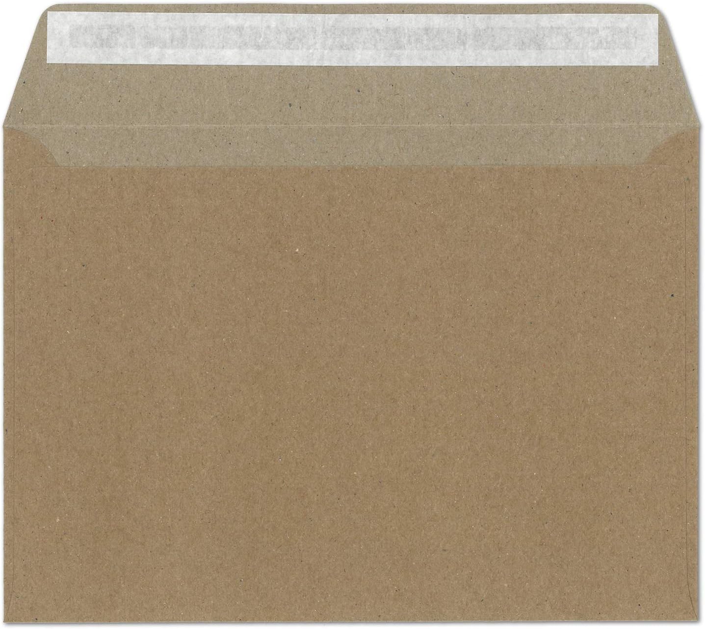 Envelopes, recycled, natural brown, C5 paper size, 162 mm x 229 mm 100 % naturally approved material, FSC certified 100 Umschläge brown - Image 3