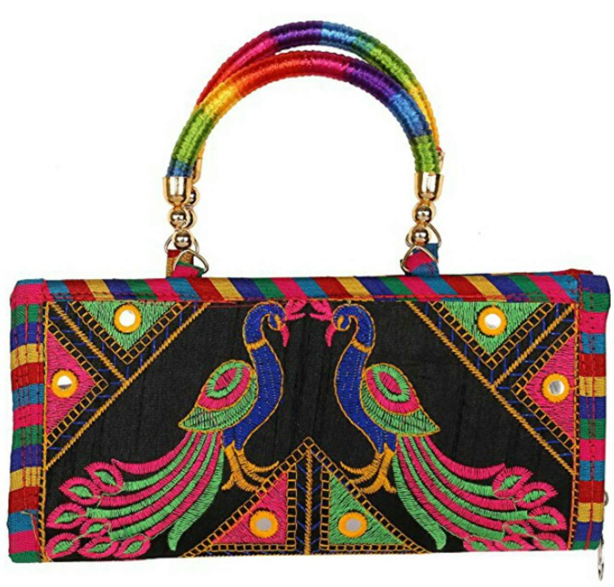 women rajasthani gujarati jaipuri embrodery clutch bag/ladies girls handbags stylish latest