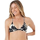 Roxy Women's Bikini Top – UPF 50+, Quick-Dry, Removable Pads, Swimsuit Top, Surf & Beachwear