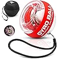JIN BD Wrist Trainer Ball Auto-Start Gyroscopic Forearm Exerciser Gyro Ball for Strengthen Arms, Fingers, Bones and Muscles