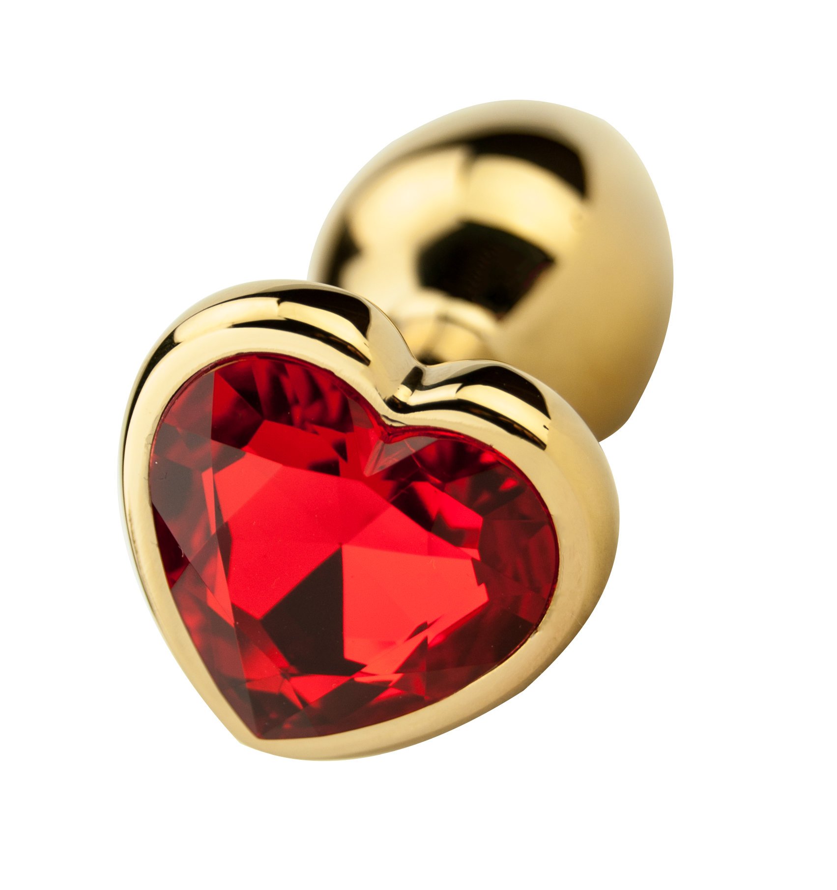 Precious Metals Limited Edition Heart Shaped Anal Plug, Gold