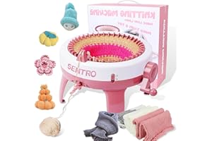 FYGAIN SENTRO Knitting Machines, 40 Needles Knitting Loom Machines, Smart Crochet Knitting Machines Kit for Kids/Adults