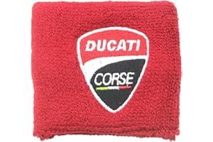 iTobest Motorcycle Brake Reservoir Sock Fits For Ducati 748/749/848/916/996/998/999/1198/1199/ V2 4 ST2 3 4, Streetfighter, Hypermotard, Multistrada- Reservoir Sock Cover (Red)1 Pack