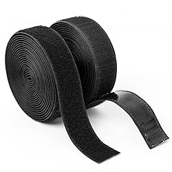Art3d 4ft x 1 in. Hook and Loop Rolls Sticky