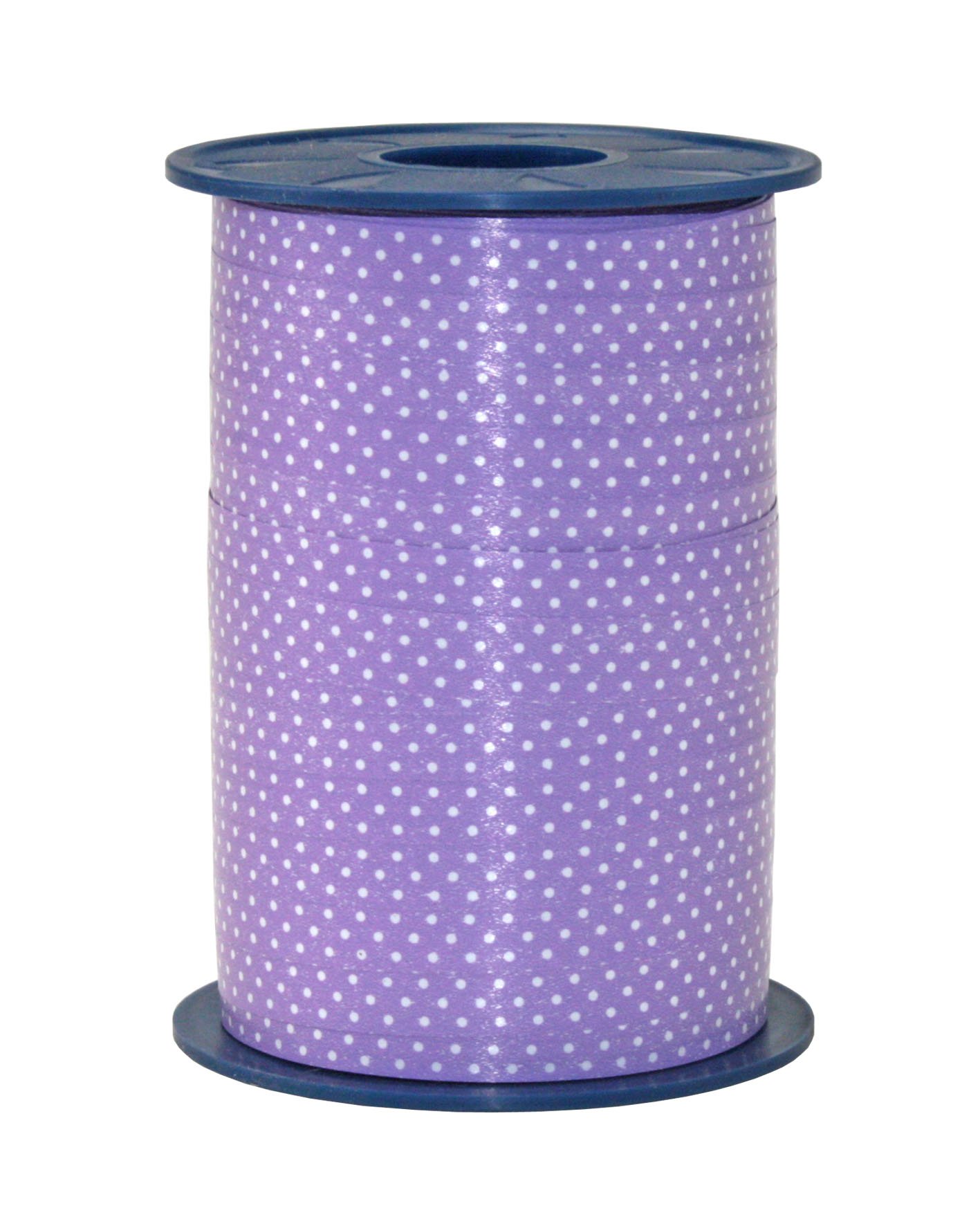 C.E. Pattberg Präsent - Dots Curling Ribbon Purple 10 mm width, 250 m length