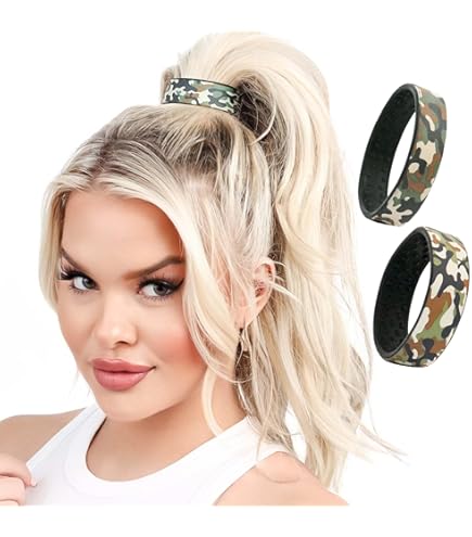 PONY-O Hair Accessories Set with Leopard and Neutral Bands and bling cover Amazon.com : PONY-O & BLING RINGZ Set – Bendable No Damage  main image 3