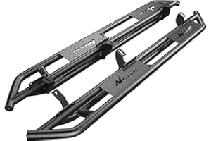 Nilight Running Boards for 2007-2018 Wrangler JK & Unlimited 4 Door, Upgraded Dual Girder System Side Step Slip-Proof Textured Black Heavy Duty Truck Nerf Bars,(No 2 DR & No JL)