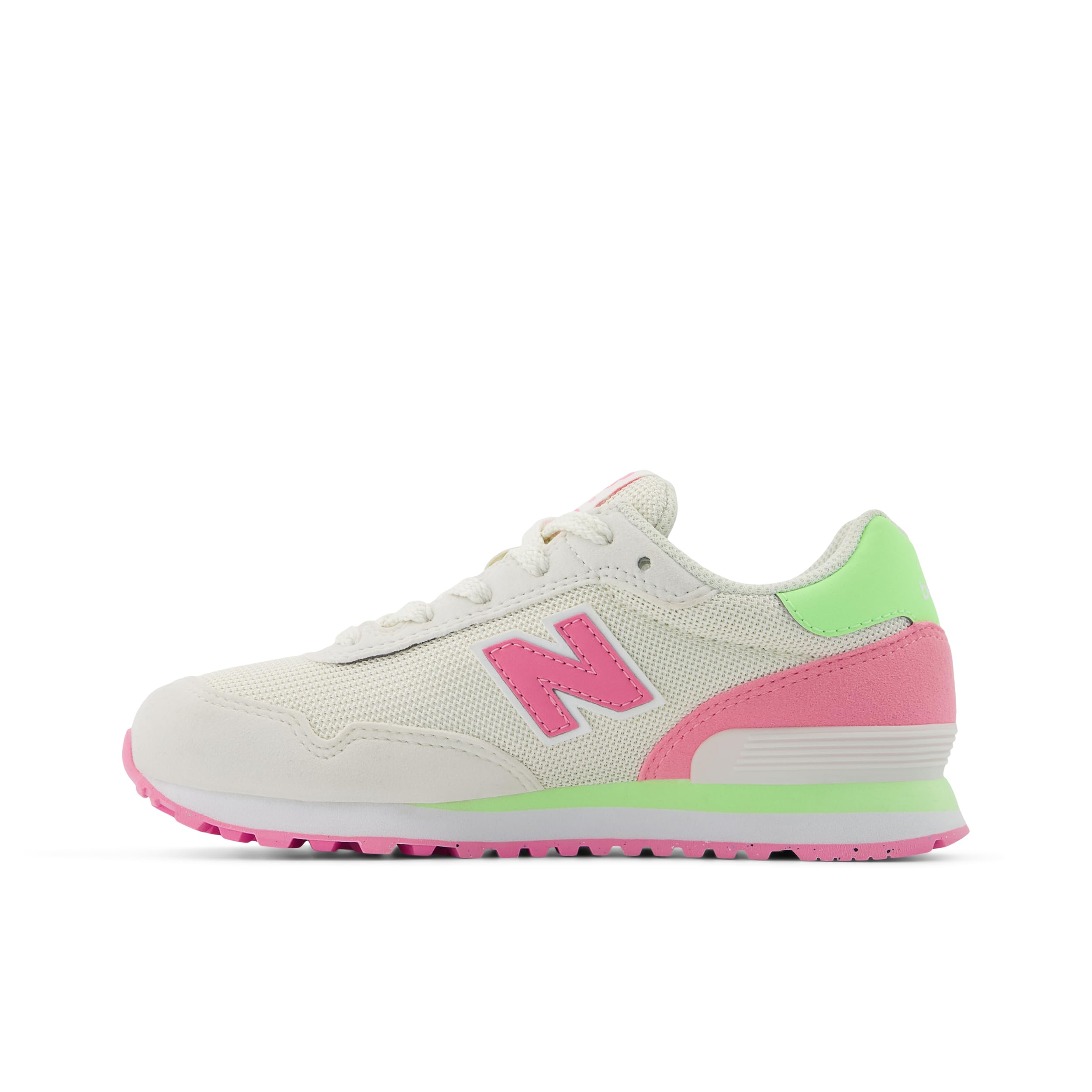 New Balance 515 V1 Lace-Up Sneaker, Sea Salt/Signal Pink, 11.5 US Unisex Little Kid Image New Balance 515 V1 Lace-Up Sneaker, Sea Salt/Signal Pink, 11.5 US Unisex Little Kid Image