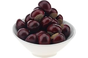 Gresorth Plastic Artificial Chestnut Lifelike Fake Nut Decoration Realistic Simulation Model Vivid Food for Birthday New Year Indoor 20pcs