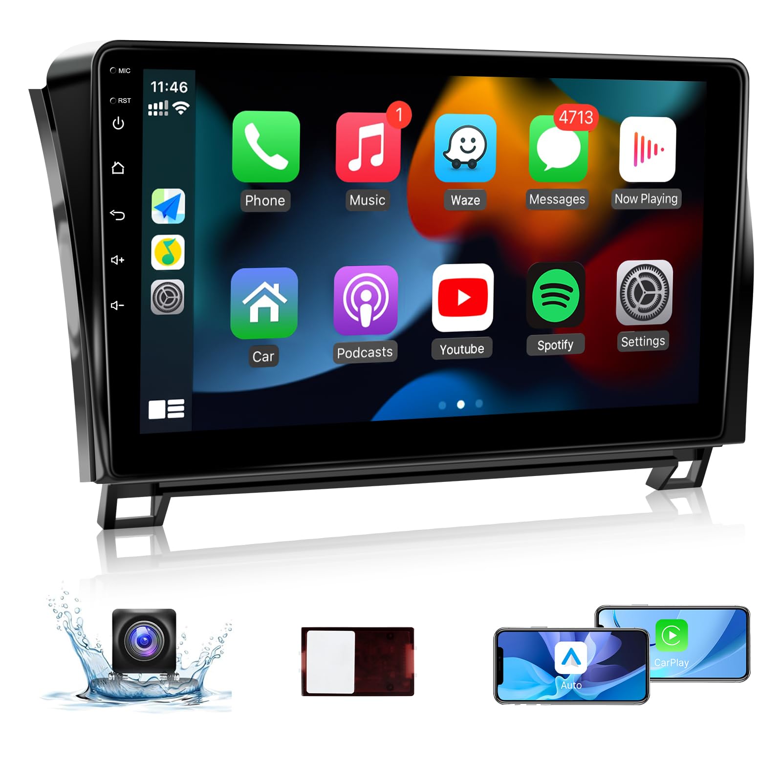 Photo 1 of Naifay Android Car Stereo for Toyota Tundra (Fit J.B.L Version) 2007-2013 Toyota Sequoia 2008-2018 with Carplay Android Auto, 10.1inch Touch Screen for Tundra Car Radio Bluetooth GPS WiFi SWC Camera