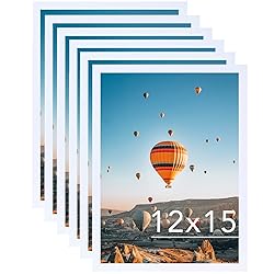 JCJMY 12x15 White Picture Frame Set of