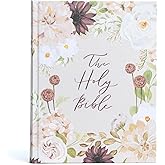 KJV Notetaking Bible, Large Print Hosanna Revival Edition, Blush Cloth Over Board, Red Letter, Single-Column, Journaling Spac