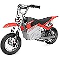 Razor MX400 Dirt Rocket Kids Electric Motocross Bike, 14 Mph, 60 Min Runtime, Ages 8+, Red