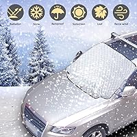 Housse Pare-brise Imperméable - Protection Contre Le Soleil, Feuilles, Pluie - Taille Réglable Pour Voiture/camion