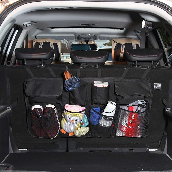 Foldable Car Trunk Organizer, 35"x18" MultiPockets Durable