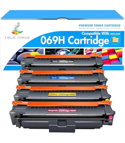Set de 4 Cartuse Toner, GraphiteK, compatibil Canon, CRG069H, CRG 069