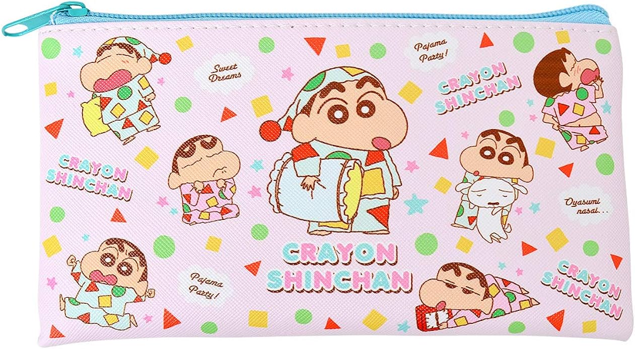 Amazon ペンケース クレヨンしんちゃん レディース 筆箱 かわいい キャラクター フラットペンポーチ 小物入れ メイクポーチ 子供 大人 通勤 通学 バス おしゃれ シューズ バッグ