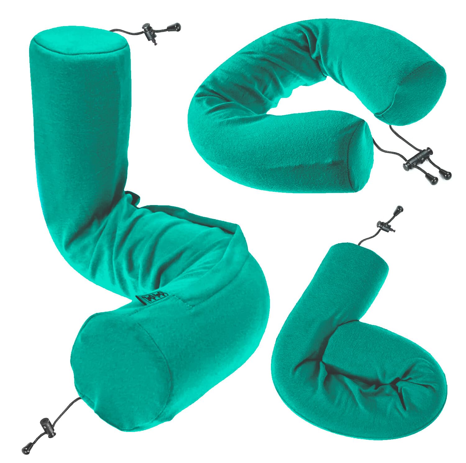 Photo 1 of Dot&Dot Twist Memory Foam Travel Pillow for Airplanes - Travel Neck Pillow for Sleeping - Airplane Pillow for Neck Support - Adjustable, Bendable Neck Roll Pillow