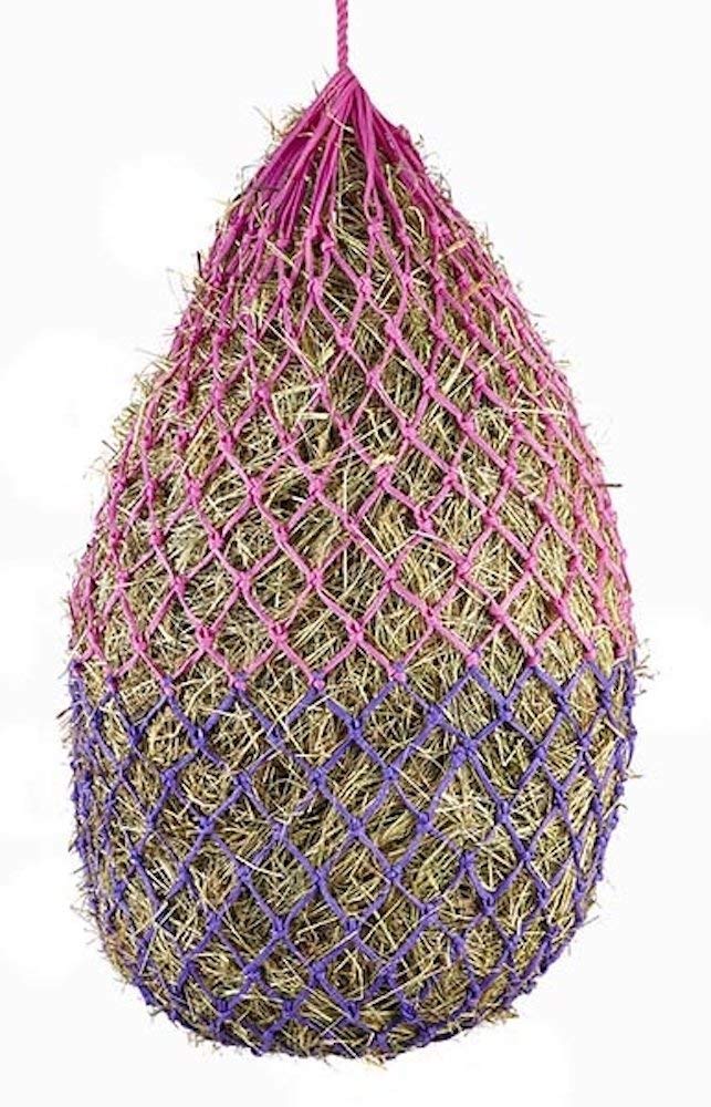 Elico Padstow Haynet, Small Holes for Hay or Haylage. Pink/Purple Two Tone
