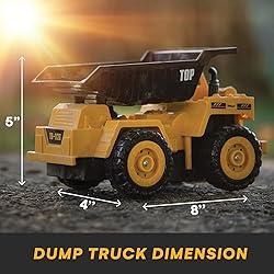 Top Race 5 Channel Fully Functional RC Dump Truck