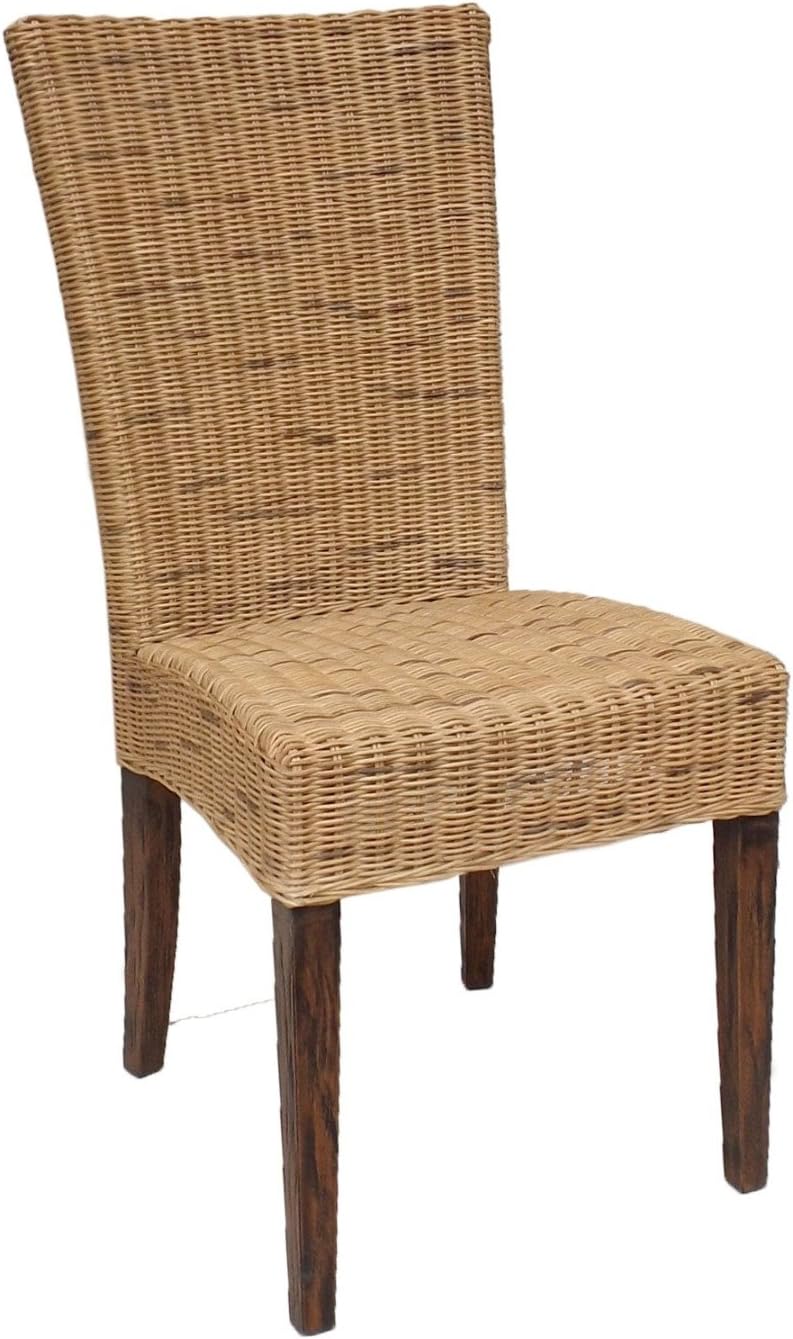 Silla de Comedor Rattan Cardine con/sin Amortiguador de Asiento cabaña