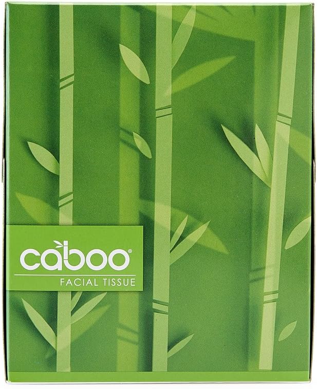 Caboo Tree Free Bamboo Facial Tissue Paper, Eco Friendly Hypoallergenic Tissue Box with 90 Sheets Per Cube, Total of 6 Cubes, 540 Total Tissues: Health & Personal Care