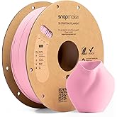 Snapmaker Matte PLA Filament 1.75mm, 3D Printer PLA Filament, Dimensional Accuracy +/- 0.02 mm, 300mm/s High Speed Printing Clog-Free Filament for Most FDM Printers, 2.2lbs Sakura Pink
