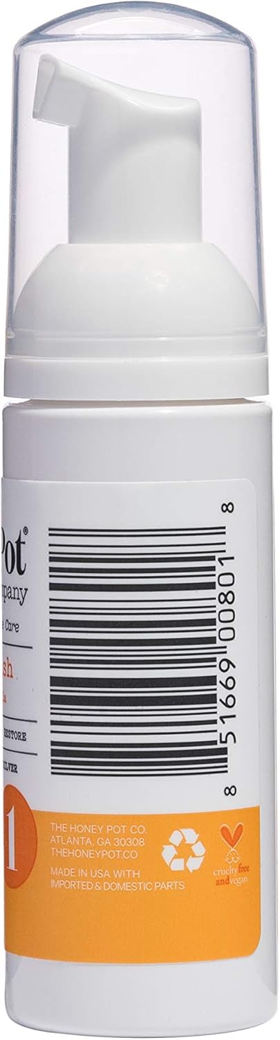 The Honey Pot Normal Wash Travel Size 2 Fl Oz - Natural, Herbal Feminine Wash for Travel Pack, For Normal Skin Types: Health & Personal Care