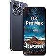 fuxinya A14ProMax Unlocked Android Smartphone 6GB+256GB, 6.8" HD+ Display, 50MP+24MP Dual Camera, 6800mAh Battery, 5G Dual SIM, 128GB Expandable (Deep Sea Blue)